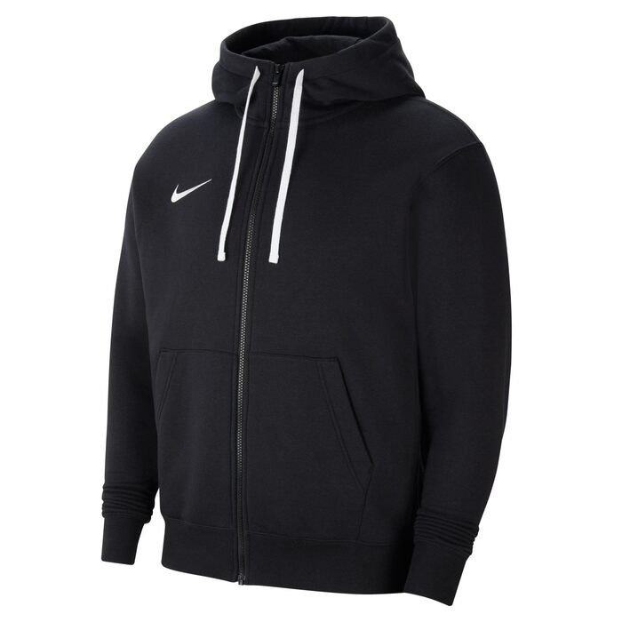 Чоловіча спортивна куртка-худі Nike NK FLC Park20 на блискавці, чорна (XXL)