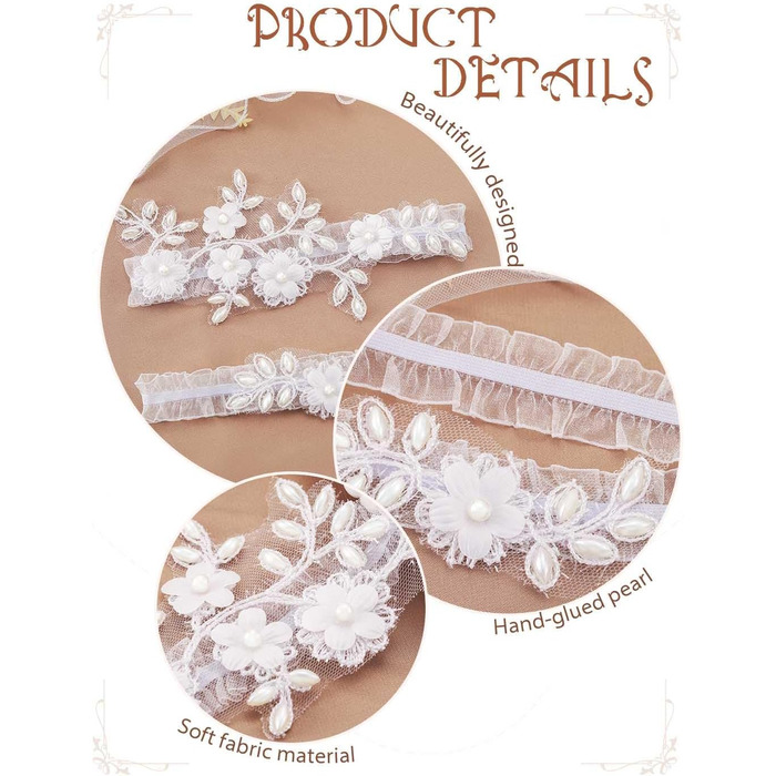 Шкарпетки мереживні для вечірки Campsis Hochzeit raut