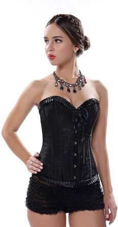 Корсет Grebrafan для жінок: білий, мереживний, сексуальний, класичний (28-30)