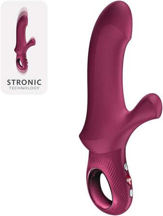 Вібратор для жінок Fun Factory Bi Stronic Curve Bordeaux з G-точкою та стимуляцією клітора, 8 режимів, USB-C, водонепроникний IPX7