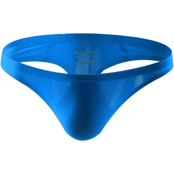 Танга чоловічі Faringoto Ultradünne – ультратонкі, безшовні, дихаючі, низька посадка, S-XXL (XL, синій)