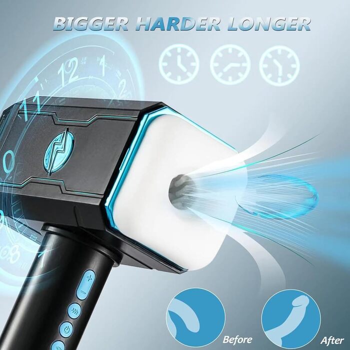 Електричний секс-іграшка YcsLust для дорослих з 7 режимами вібрації та 5 режимами насосу, водонепроникний, портативний