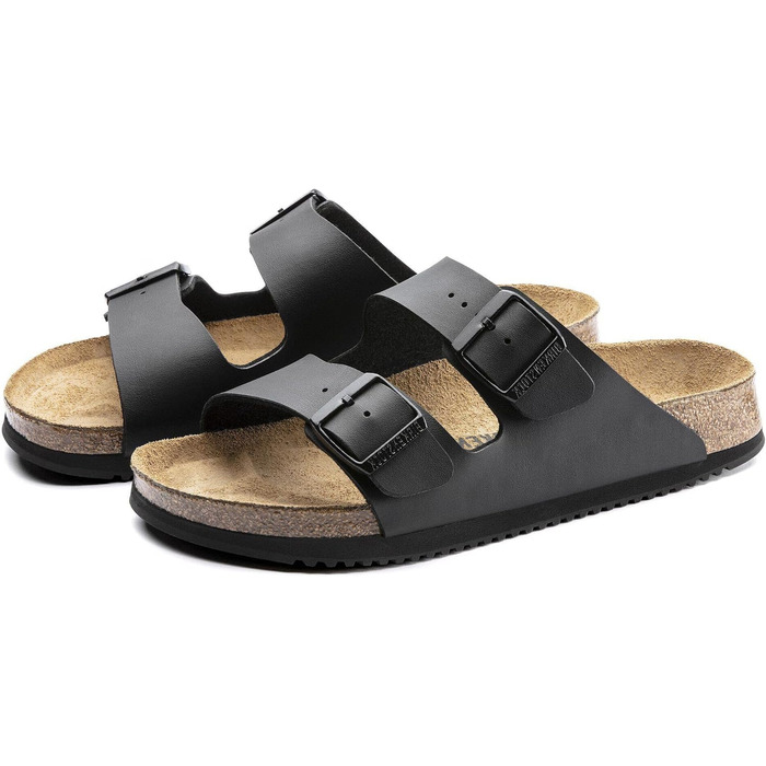 Сандалі професійні Birkenstock Arizona PROF BF вузькі, чорні, розмір 38 EU