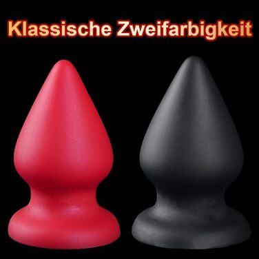 Анальний плагін NAIXBTY з силікону, XL, з присоскою для масажу G-точки та простати. Іграшки для дорослих для жінок та чоловіків