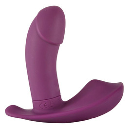 ORION Slip-Vibrator: Інтенсивний вібратор для жінок з G-точкою та кліторальним стимулятором, 10 режимів, пульт дистанційного керування, фіолетовий
