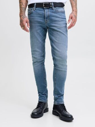 Чоловічі джинси Slim Fit JACK & JONES JJIGLENN JJORIGINAL SQ 030 NOOS, синій денім, 33W / 32L
