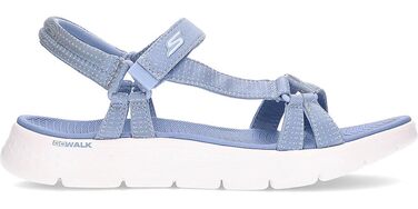 Жіночі сандалі Skechers Go Walk Flex, сині, текстильні (розмір 39 EU)
