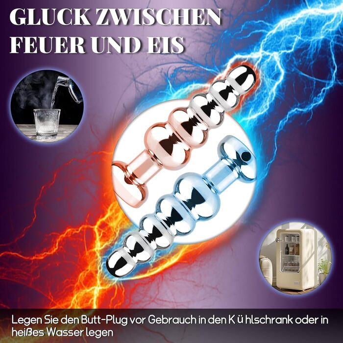 Вібратор для анального сексу AMAZBEE з дистанційним керуванням, 10 режимів, масажер простати, металевий дildo з 5 намистин