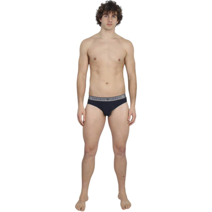 Слип Emporio Armani (2 шт.) (XL, Колір: Морський/Морський)