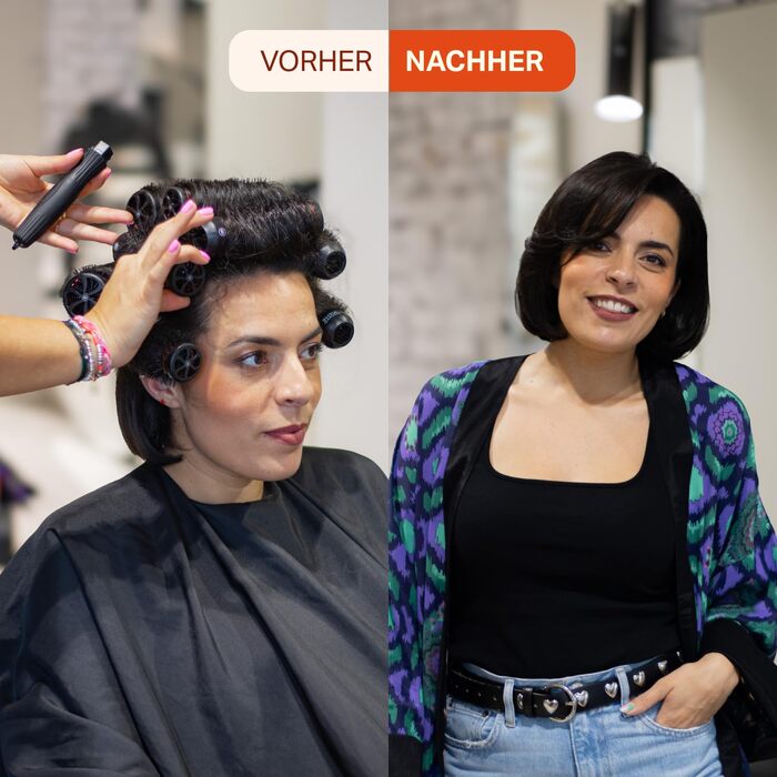 Набір багатофункціональних щіток для завивки волосся Olivia Garden Multibrush Curlers Kit — 4 насадки та знімна ручка для створення локонів та об'єму