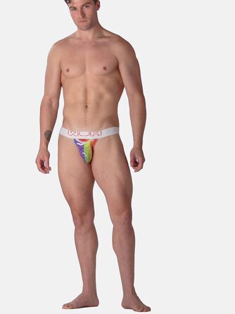 Танга чоловіча WOH G-String Jockstrap з принтом, сексуальна білизна для чоловіків, ідеальна посадка, для повсякденного носіння та особливих випадків