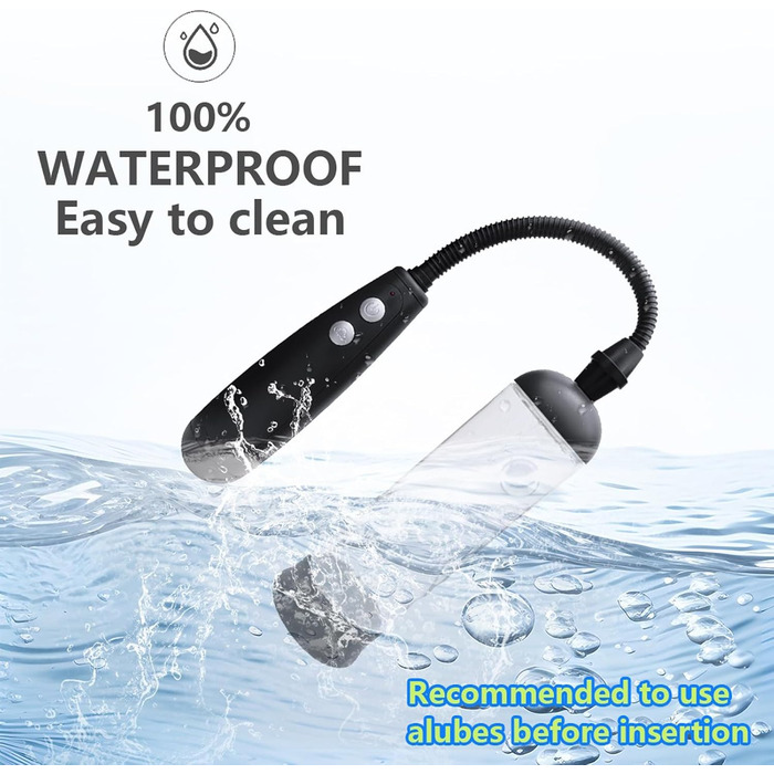 Електричний тренажер для збільшення статевого члена для чоловіків QgLust з 3 режимами, для ерекції та мастурбації