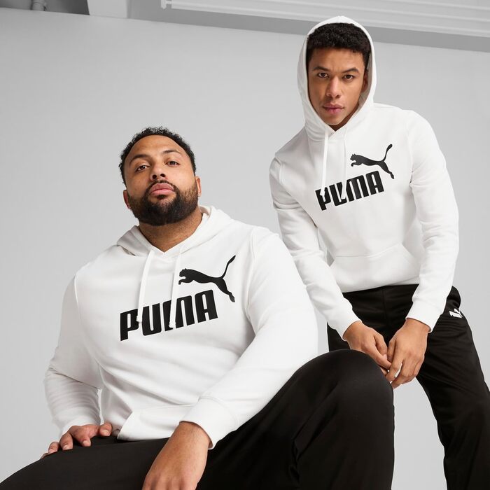 Чоловічий худі Puma ESS No. 1 Logo Hoodie з капюшоном, білий, розмір L