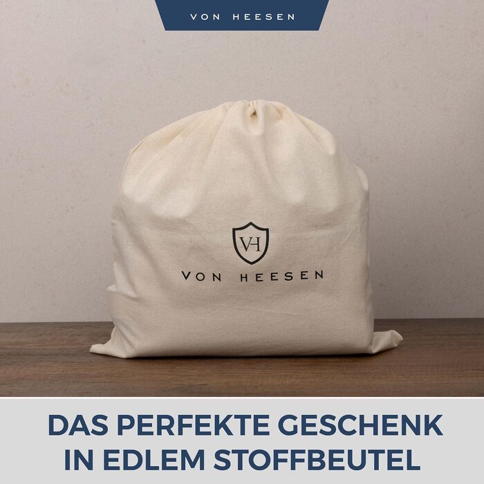 Шкіряна косметичка для подорожей VON HEESEN — універсальна сумка для аксесуарів та гігієни з 2-ма відділеннями, натуральна шкіра, чорна, великий розмір