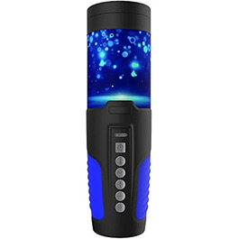 Електричний мастурбатор для чоловіків з телескопічною функцією та 4 швидкостями, 3D силіконова вагіна