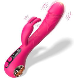 Вібратор для жінок: кліторальний та G-точковий, масажний дildo з 2x9 режимами для дорослих