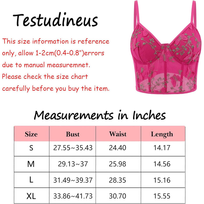 Жіночий топ-корсет з квітковою вишивкою Testudineus, на тонких бретелях, мереживний, з пуш-ап, бюстгальтер-бралетт