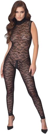 Комбінезон жіночий Cottage Lingerie з мереживом, чорний, XL