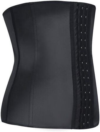 Корсетний пояс Everbellus для фігури: спортивний вайст-трейнер, бандаж для схуднення, чорний, XL
