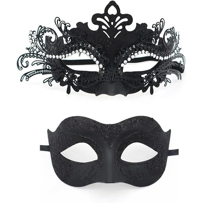 Маска для обличчя IEKEI Maskerade з стразами, металева, у вигляді метелика, для свята, костюмів, Хелловін, вечірки, танець, костюм Zorro