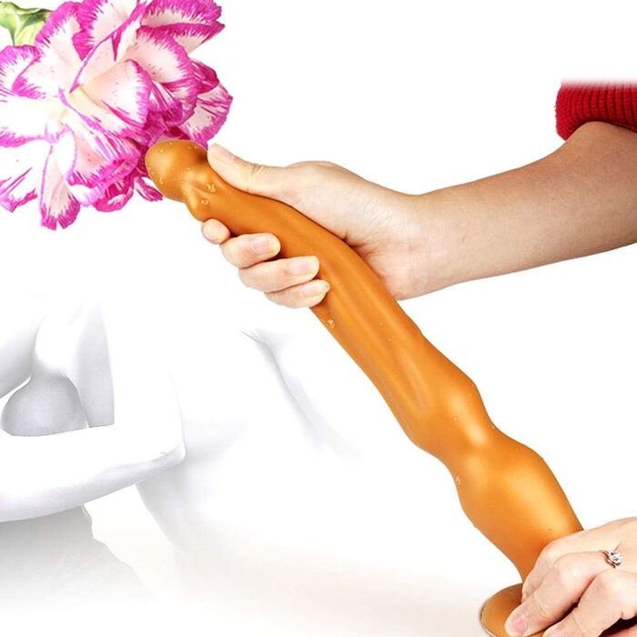 Анальний дildo SXOVO для жінок та чоловіків - 22 см, з присоском, для масажу G-точки та стимуляції простати, еротична іграшка для соло