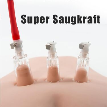 Набір для стимуляції клітора та вагіни: вакуумний насос, стимулятор сосків. Для дорослих.