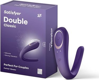 Satisfyer Paar-Vibrator: вібратор для пар | Іграшка для дорослих з медичного силікону | Стимулятор для жінок та чоловіків
