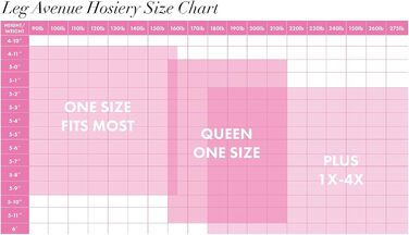 Чорні мереживні панчохи Leg Avenue для жінок, великі розміри, універсальний розмір