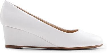 Жіночі туфлі-човники DREAM PAIRS із закритим носком, білі, розмір 43 EU