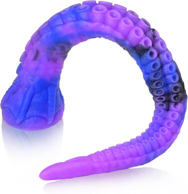 Анальний дилда SXOVO з силікону, щупальце, з присоском, довгий, для стимуляції G-точки та простати, для жінок, чоловіків та пар