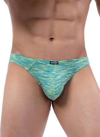 Танга чоловічі iKingsky, швидке сохнення, низька талія, кольорові, для чоловіків (L, Зелений)