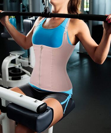 Корсет для живота та талії Gotoly Daen, фігуроформуючий боді, бежевий (XXL)