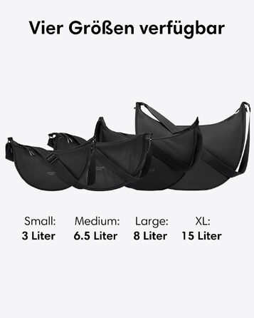 Жіноча сумка-кросбоді LARKSON Solveig Small Halbmond у горошок, 6.5 л, Medium