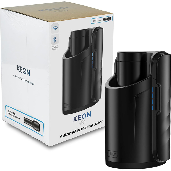 KEON Автоматичний мастурбатор для чоловіків з сумісним Stroker PowerBlow – Інтерактивний контент – Мастурбація для чоловіків – Без рук – Регульована довжина удару KEON