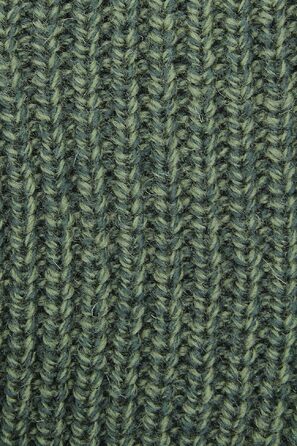 Чоловічий в'язаний кардиган Aran Crafts з 100% мериносової вовни, рифлений, колір армійський зелений, розмір S