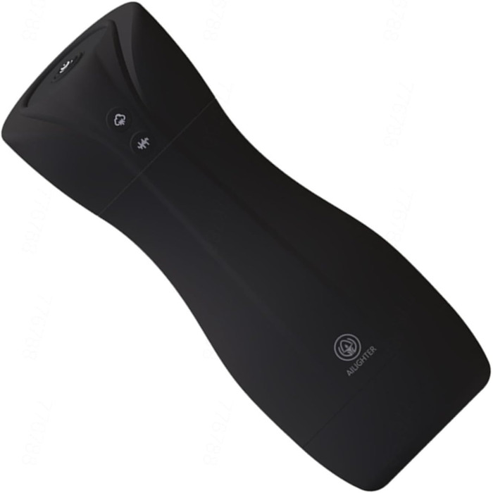 Масажер для чоловіків з 4 режимами всмоктування, 10 вібрацій та функцією нагріву - чорний