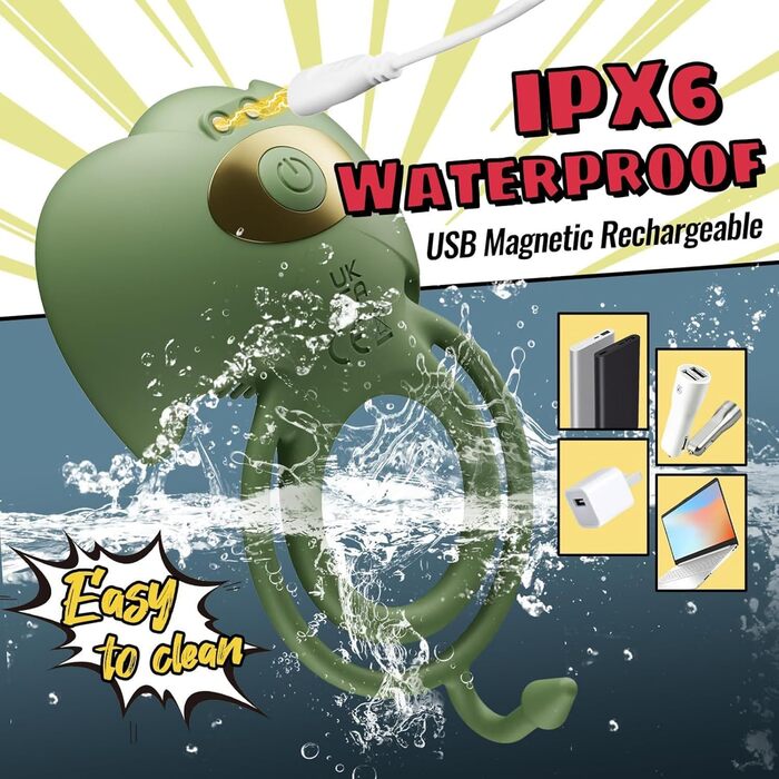 Вібратор для пар Paarvibrator з масажером клітора, 9 режимів вібрації, кільце для статевого члена, еротична іграшка для пар, чоловічі та жіночі вібратори, масажер для статевого члена з керуванням через додаток