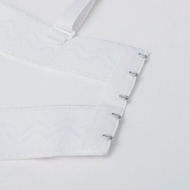 Жіночий бюстгальтер ROYAL MEELA з паєтками та корегуючим ефектом, топ-бюстгальтер, кроп-топ, клубний стиль, для вечірок, білий (XS)