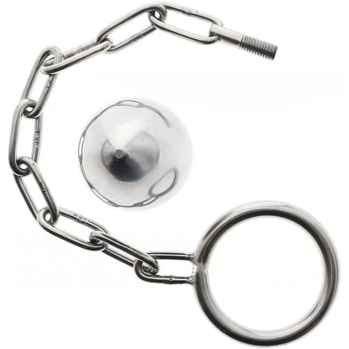 Анальний плагін YCGLX з кільцем для пеніса, анальні кулі, розширювач ануса, мастурбатор для чоловіків та жінок (40 мм, 50 мм)