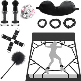 Набір для БДСМ з наручниками, фетиш-іграшки для дорослих, комплект для сексуальних ігор (2023)