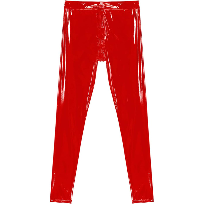 Чоловічі шорти-спідниця з відкритим кроком для вечірок (4XL, Червоний)