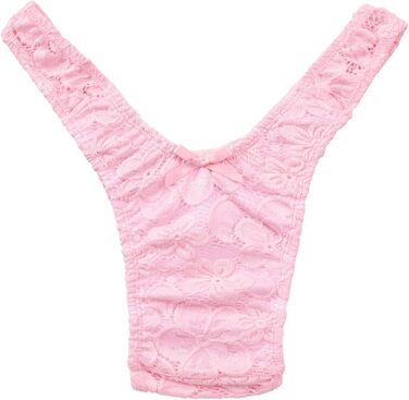 Танга LittleForBig Uniex Hipter lip Meh Blume для трансгендерів (Рожевий, 4XL)