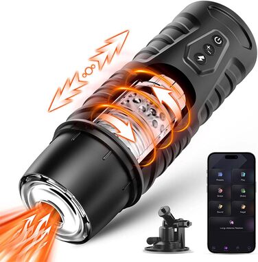 Автоматичний чоловічий мастурбатор ChicLSQ - секс-іграшка для чоловіків, 7 режимів, з вікном та присоскою