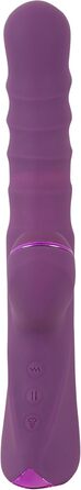 Вібратор для тіла JAVIDA Rabbit Vibe - 10 режимів, стимулятор клітора, фіолетовий (13-13,5 см)