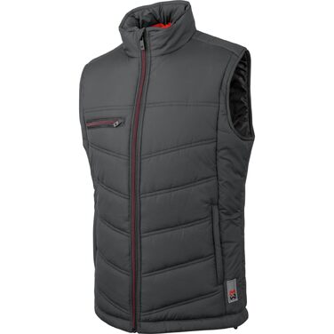 Чоловічий утеплений робочий жилет WÜRTH MODYF New Craft стібаний, сірий, розмір XXL