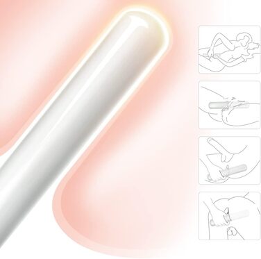 Анальний дилда з скла, XL - стимулятор G-точки, масажер простати, для парної еротики