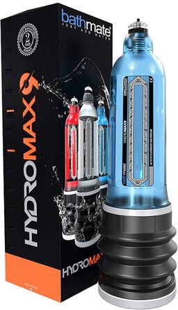 Bathmate HydroMax9 - водяний пеніс-насос (блакитний)