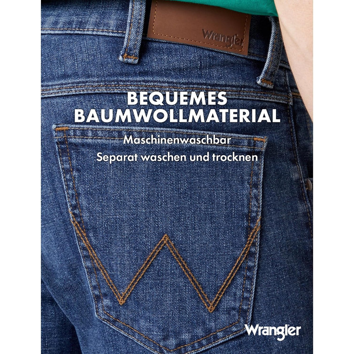 Чоловічі джинси Wrangler Regular Fit Regular - середня посадка, темно-сірі (Dark Stone), W36 L36