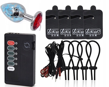 BDSM-набір Xsara, чорний, 9 предметів