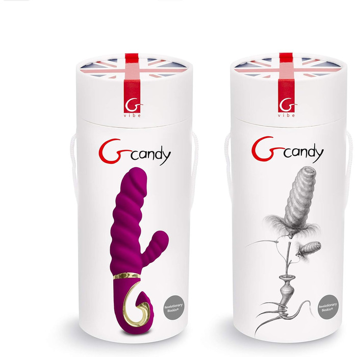 Вібратор Gvibe Gcandy Rabbit, фіолетовий, Ø 3.5x18 см